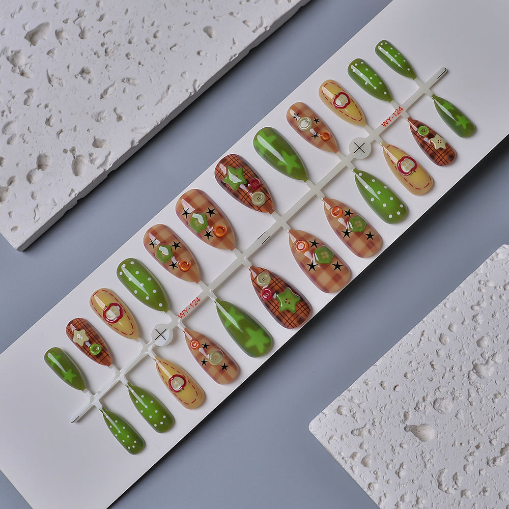 Artistic Decorative Press-On Nails Stornfield