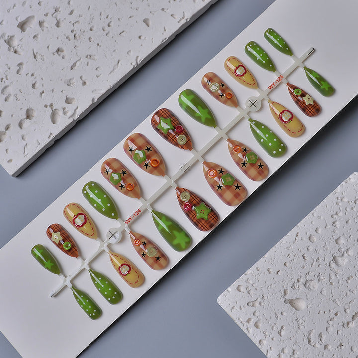 Artistic Decorative Press-On Nails Stornfield