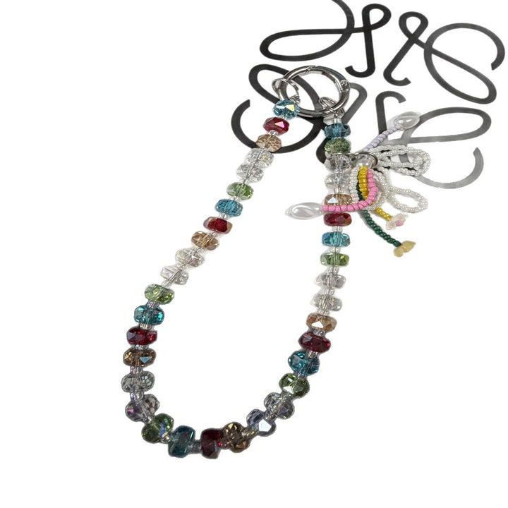 Decorative Beaded Charm Keychain Stornfield 1790135272