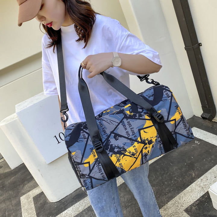 Spacious Artist-Inspired Gym Duffle Bag Stornfield