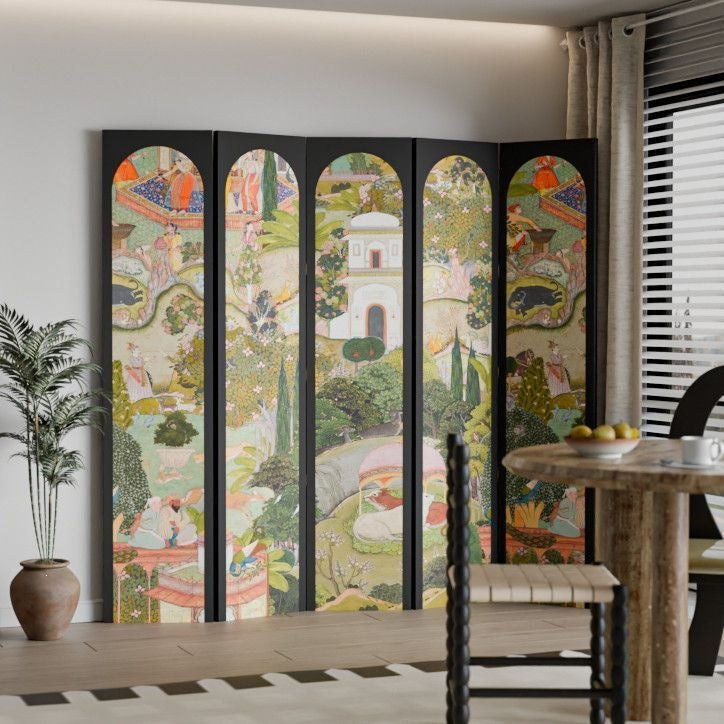 Artistic Floral Room Divider Stornfield