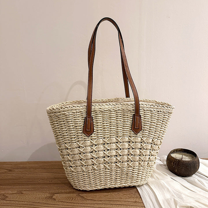 Woven Straw Tote
