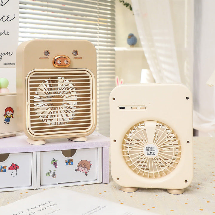 Women's Portable Mini Fan with Animal Design Stornfield