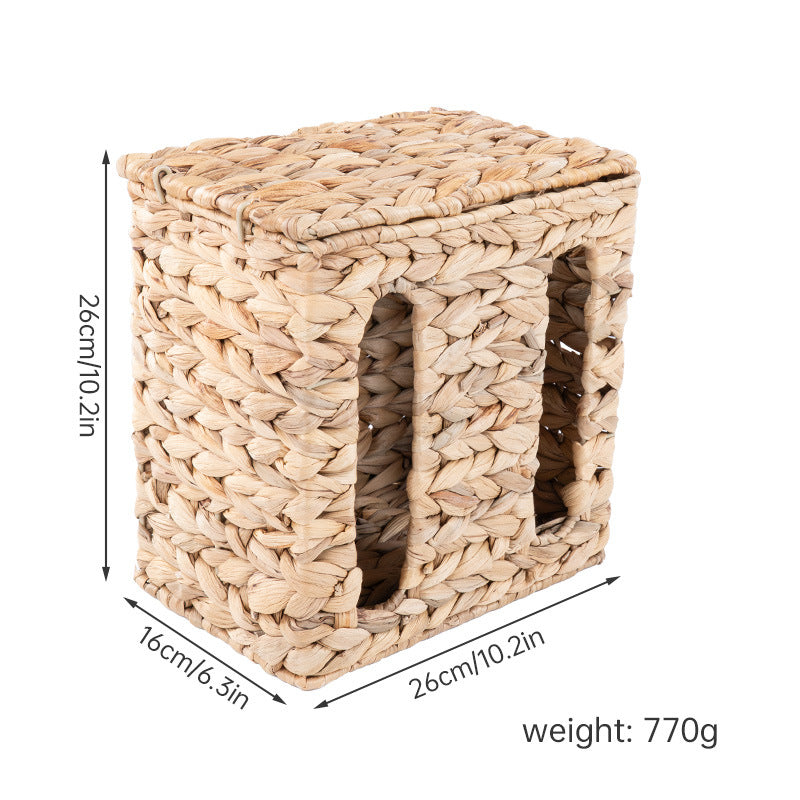 Wall-Mounted Wicker Storage Basket Stornfield