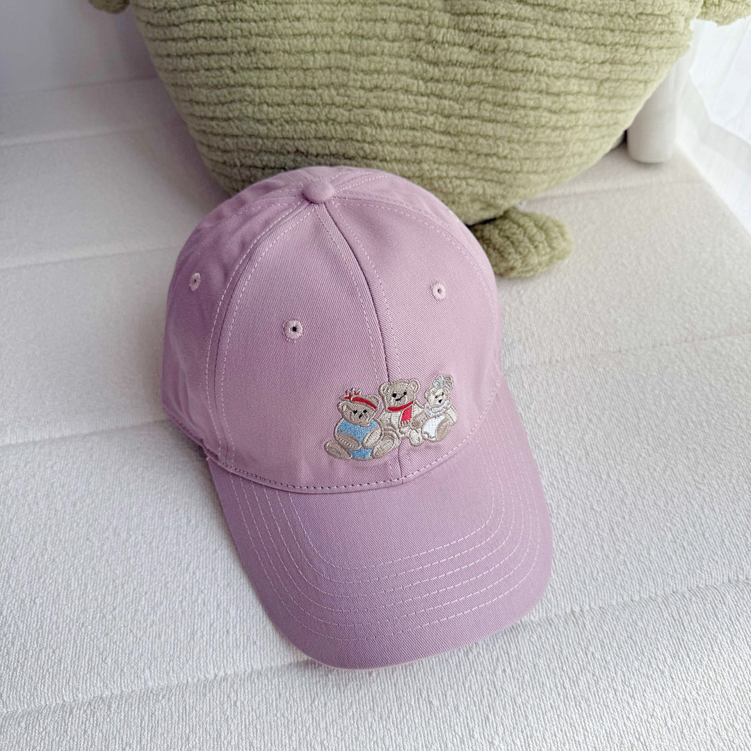 Women's Playful Embroidered Bear Cap Stornfield