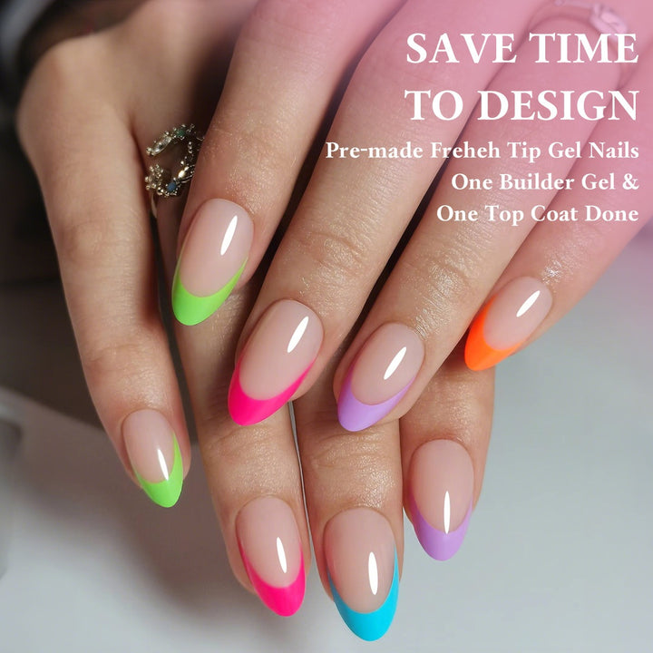 Artificial Nail Set with Colorful Tips Stornfield