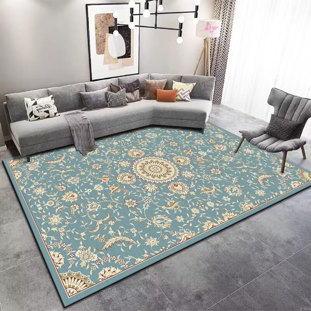 Vintage Floral Patterned Area Rug Stornfield