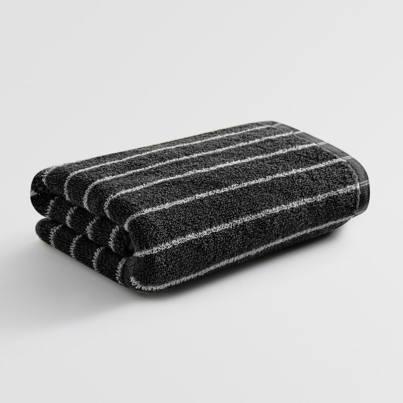 Women's Velour Bath Towel with Striped Design Stornfield