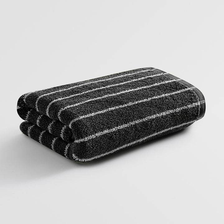 Women's Velour Bath Towel with Striped Design Stornfield