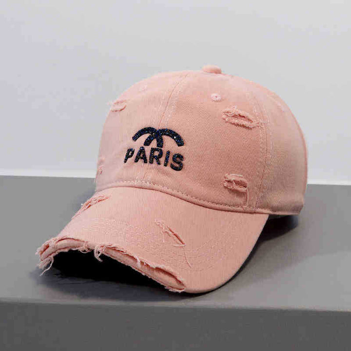 Women's Distressed Graphic Adjustable Baseball Cap Stornfield