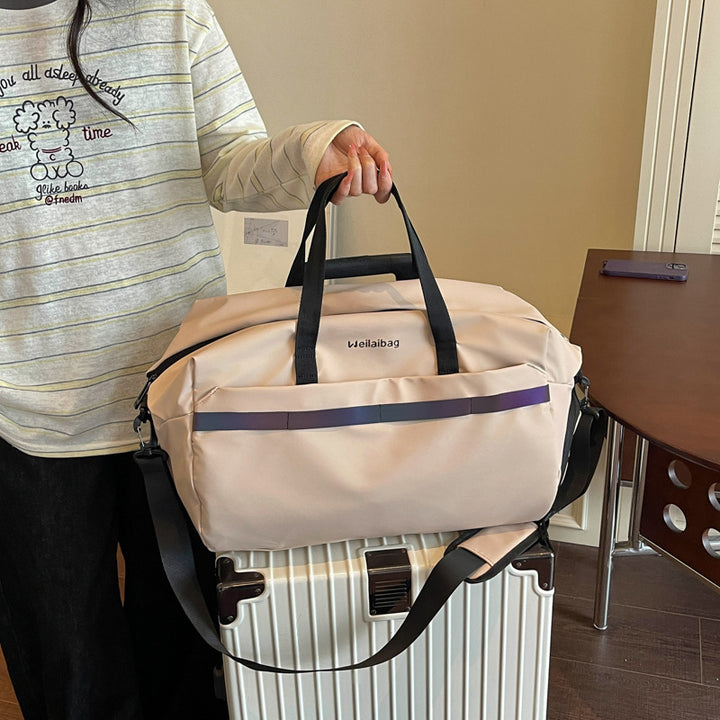 Sporty Travel Duffel with Versatile Compartments and Water-Repellent Material Stornfield