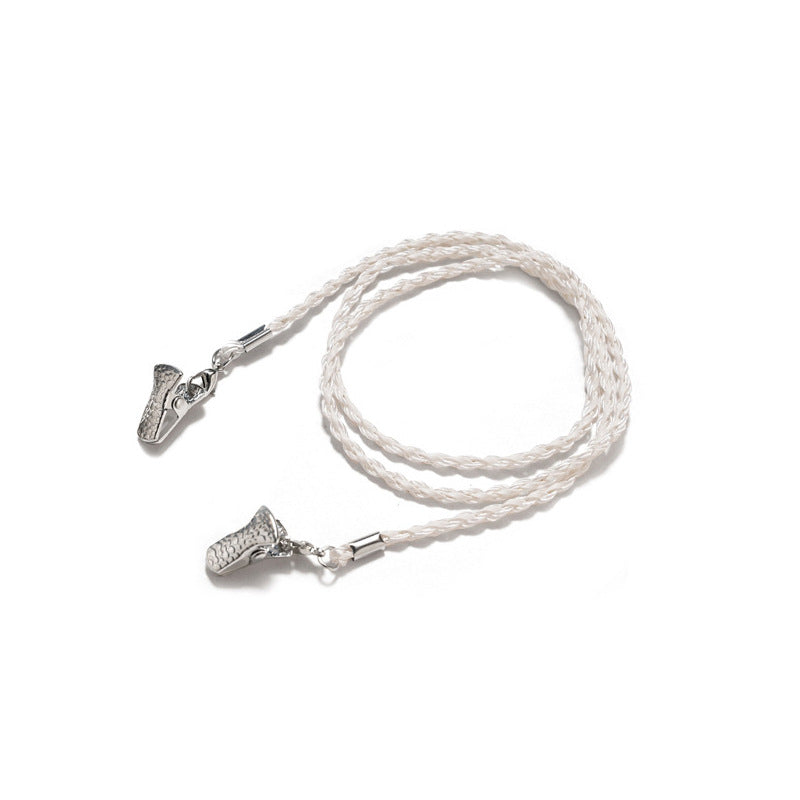 Braided Faux Leather Eyewear Holder Stornfield