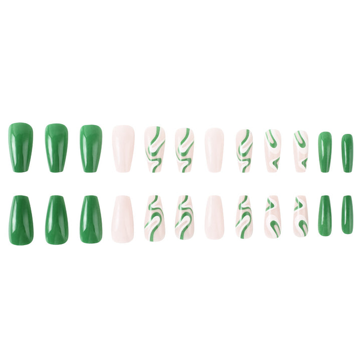 Artistic Long-Lasting Press-On Nail Set Stornfield