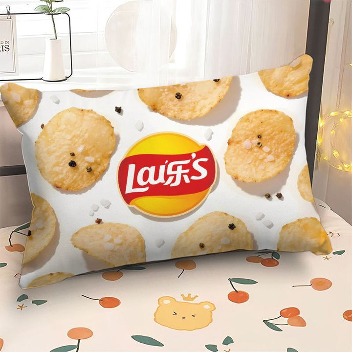 Playful Snack-Themed Decorative Throw Pillow