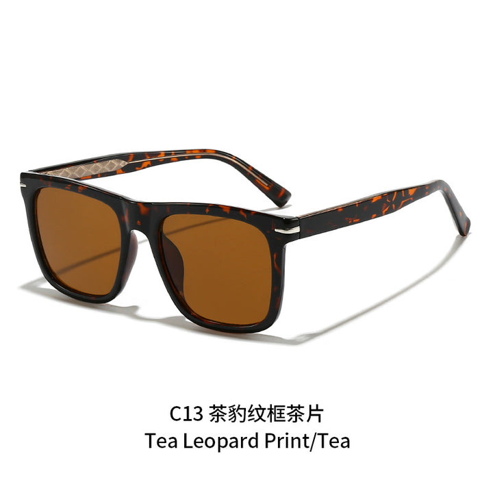 Women's modern rectangular sunglasses with sturdy frame Stornfield