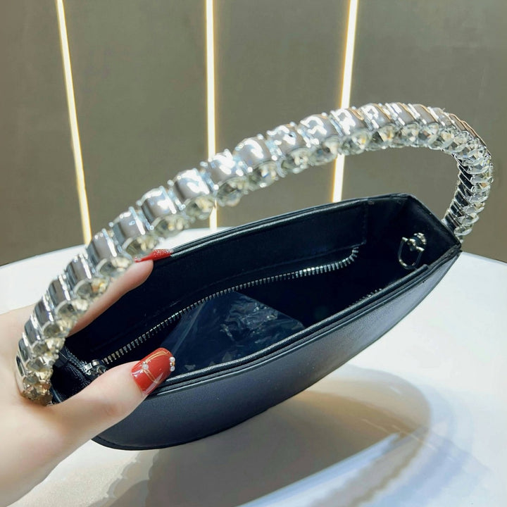 Crystal-Handled Evening Purse