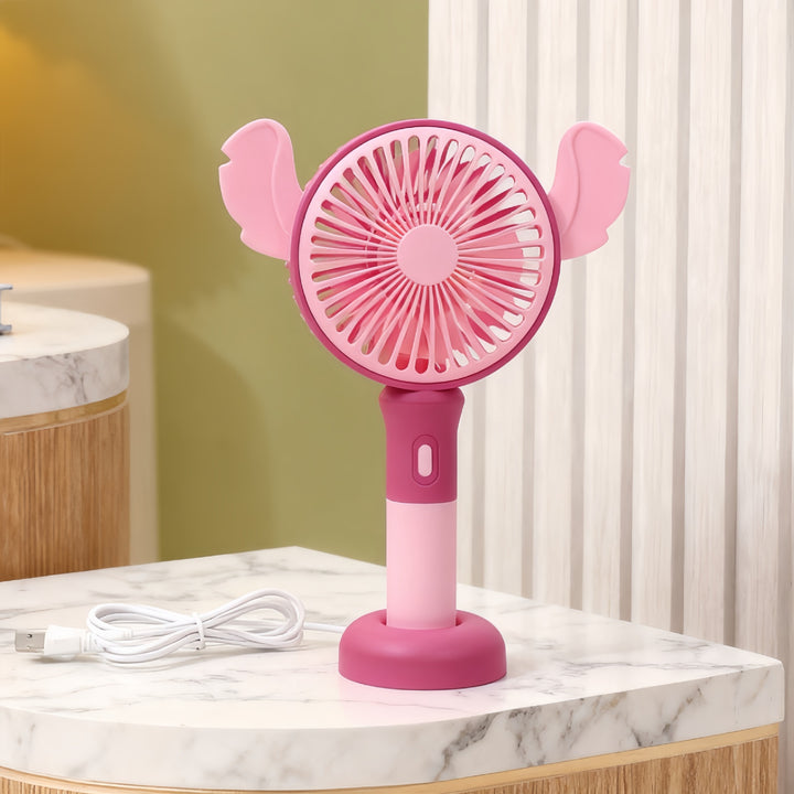 Ladies Hand Fan with Playful Design Stornfield
