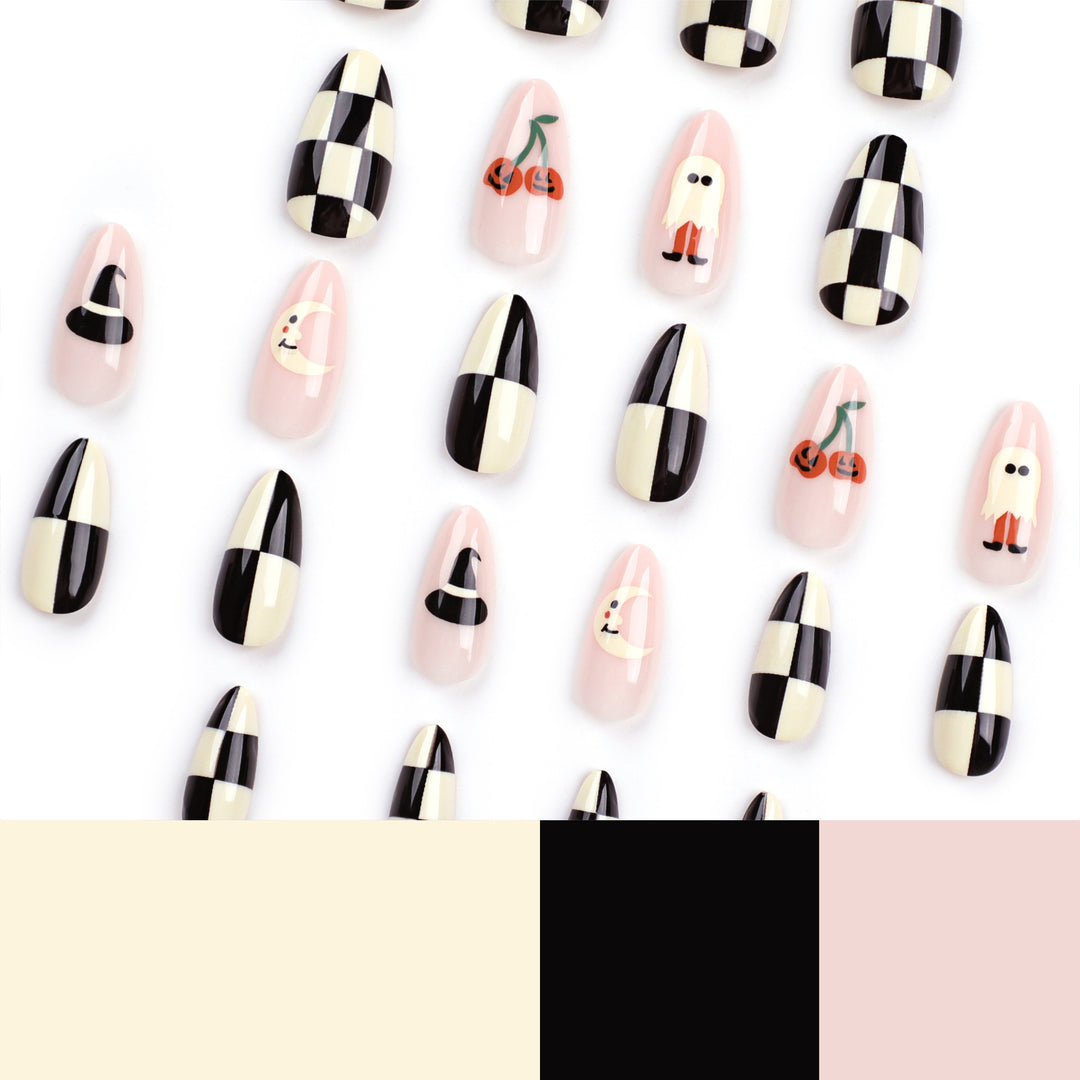 Artificial nail art in Halloween design Stornfield