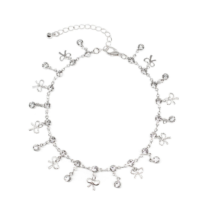 Delicate Crystal Charm Ankle Bracelet Stornfield