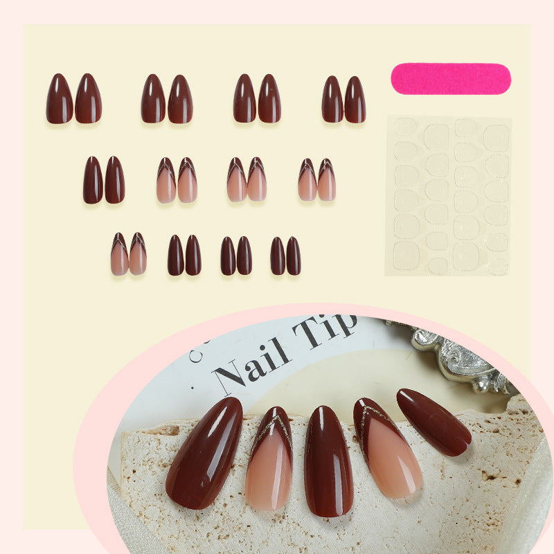 Nail Art Set with Elegant Color Gradients Stornfield
