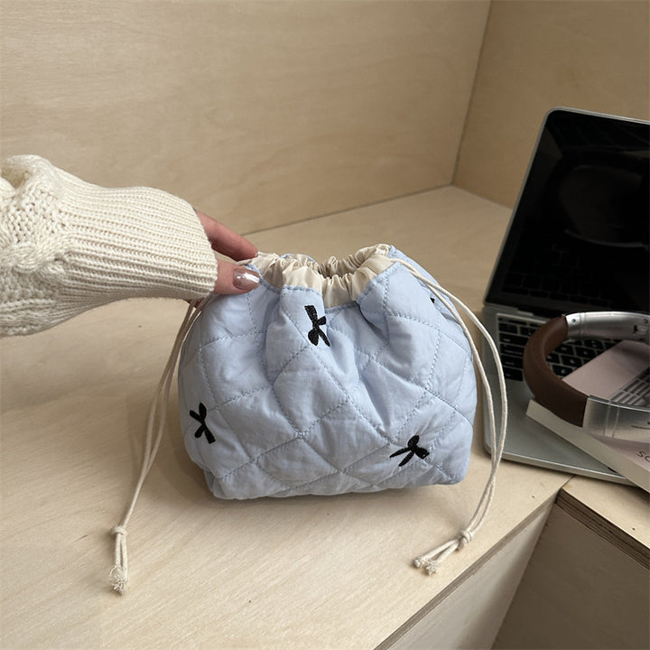 Quilted Drawstring Pouch Stornfield
