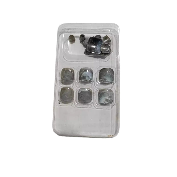 Marble Effect Press-On Nail Set Stornfield