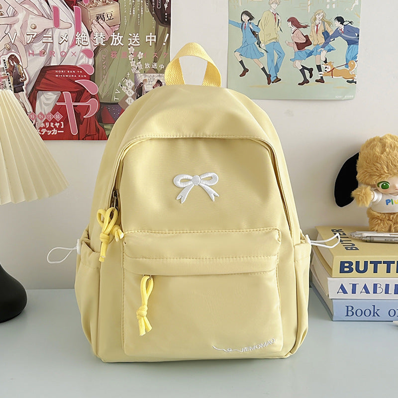 Chic Bow-Accent Backpack Stornfield