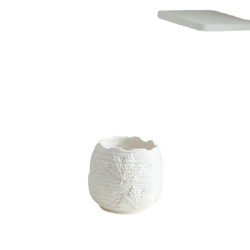 Textured Ceramic Flower Pot Stornfeild