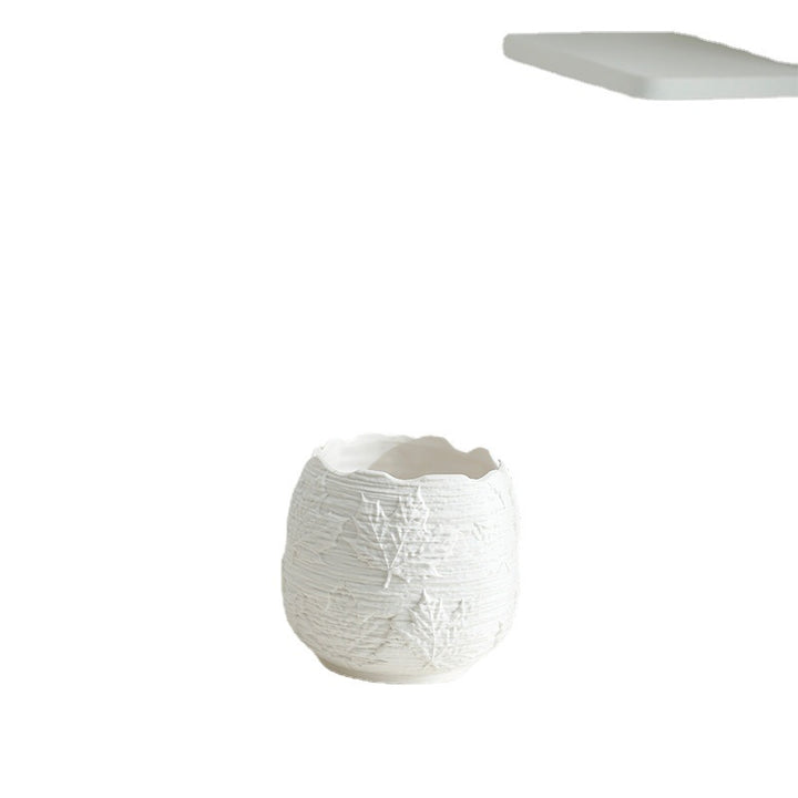 Textured Ceramic Flower Pot Stornfeild