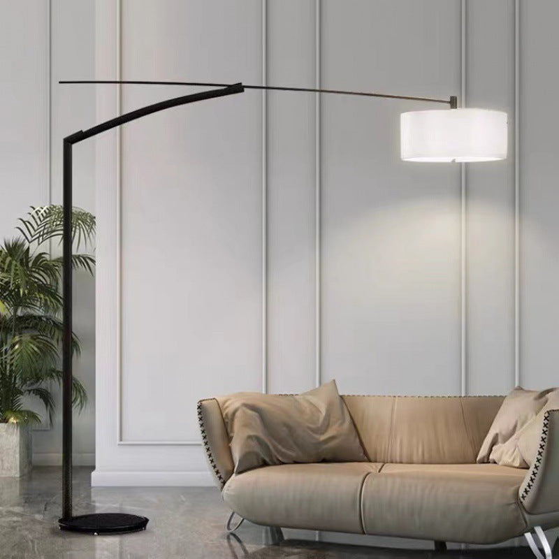 Modern Arching Floor Lamp with Adjustable Shade