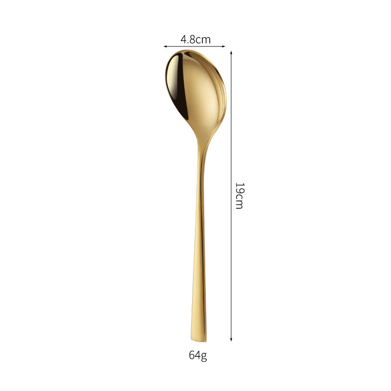 Elegant dessert knife with curved handle Stornfield