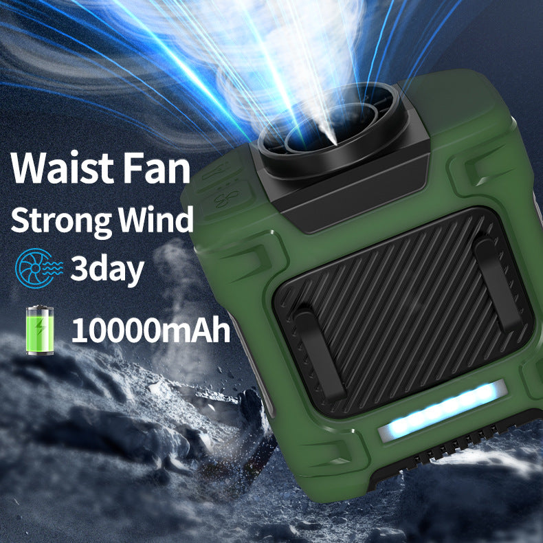 Unisex Portable Waist Fan with Powerful Wind Stornfield