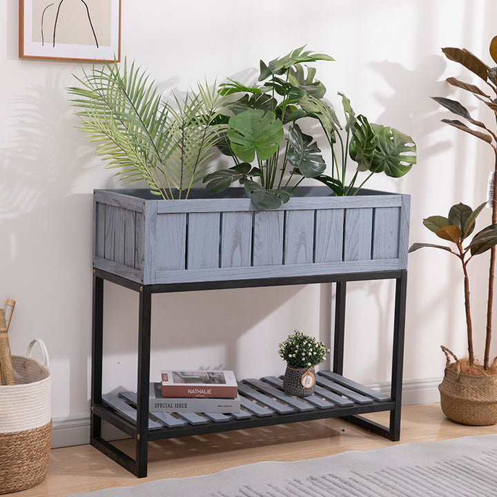 Wooden Planter Stand Stornfield