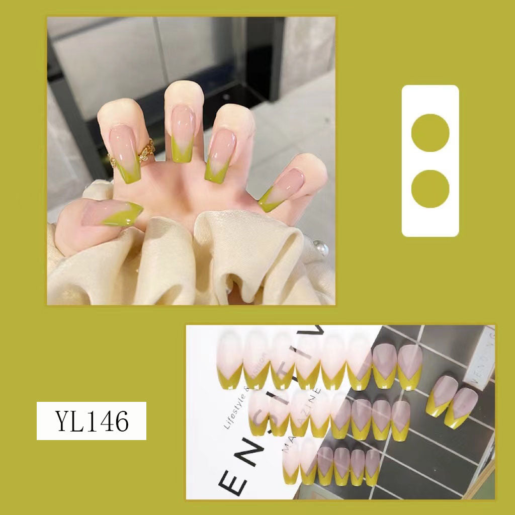 Artistic nail extensions with fresh summer design Stornfield