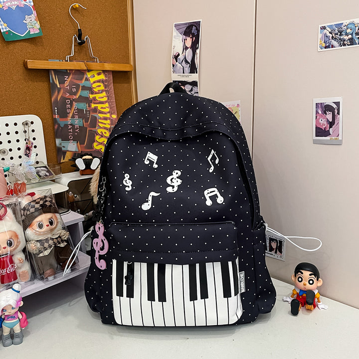 Musical-Themed Casual Backpack Stornfield