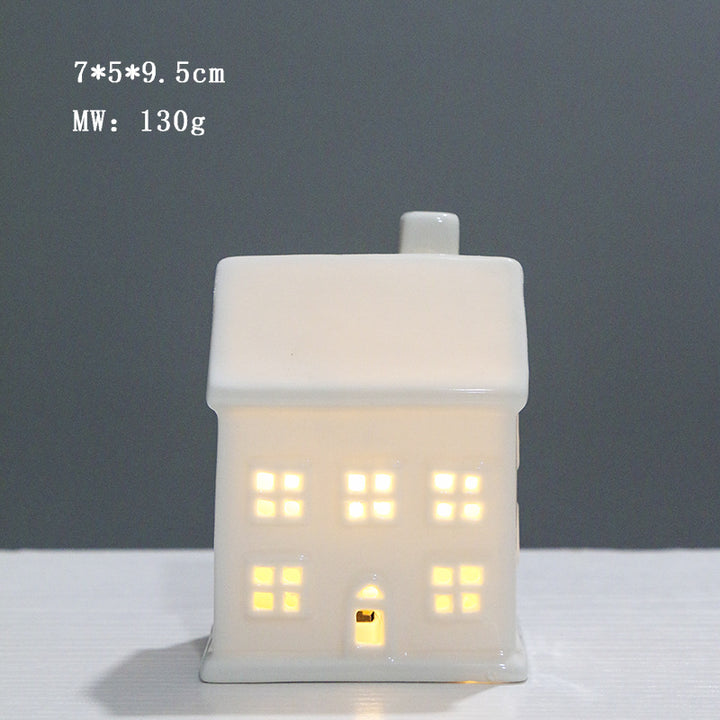 Ceramic House-Shaped Night Light Stornfeild