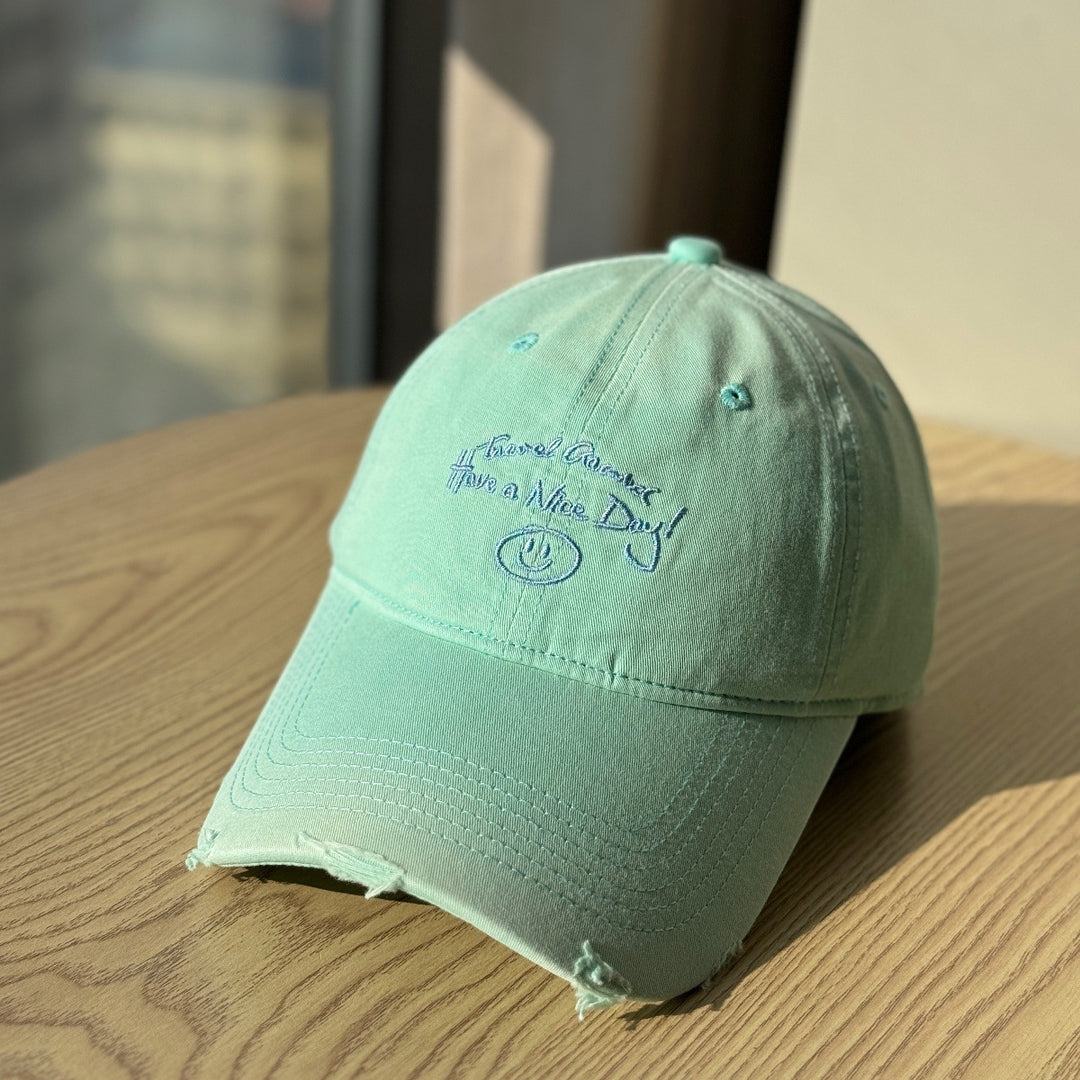 Women's Distressed Cotton Baseball Cap Stornfield 1784270914
