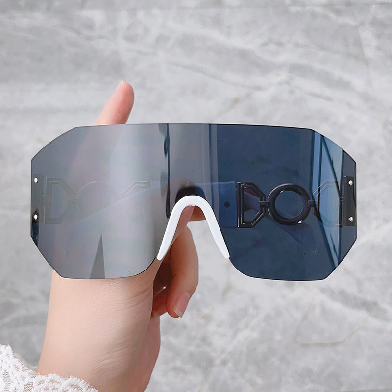 Fashion Statement Wide-Brim Shield Sunglasses Stornfield