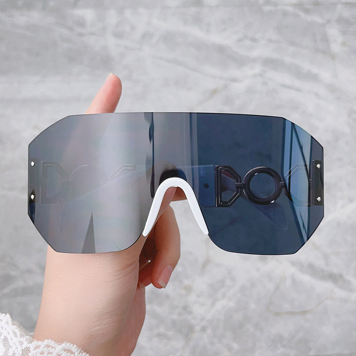 Fashion Statement Wide-Brim Shield Sunglasses Stornfield