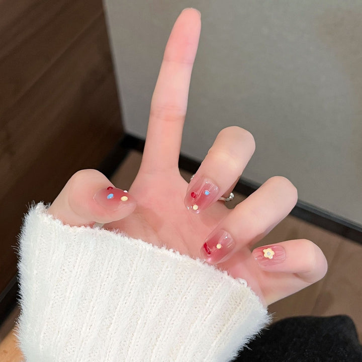 Cute Bear-Themed Press-On Nail Set Stornfield
