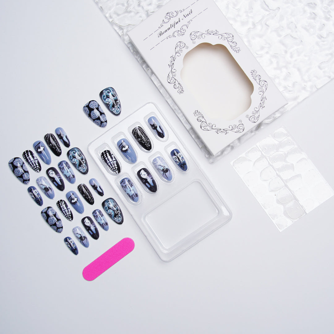 Artificial nail set with creative designs Stornfield