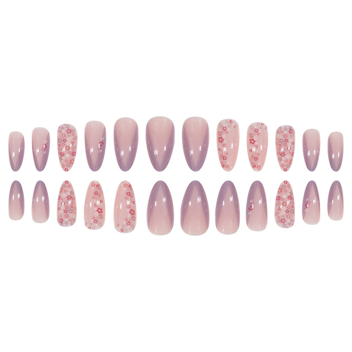 Floral Design Stiletto Press-On Nails Stornfield 1789086021