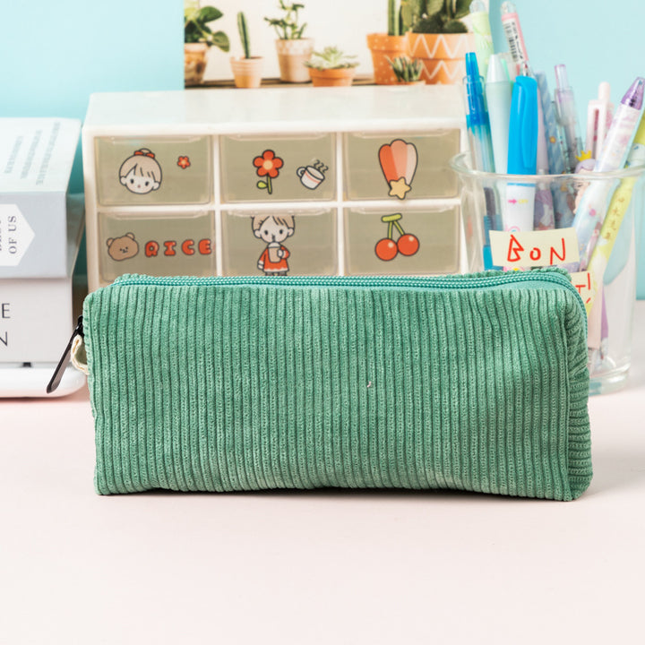 Textured Corduroy Pencil Case Stornfield