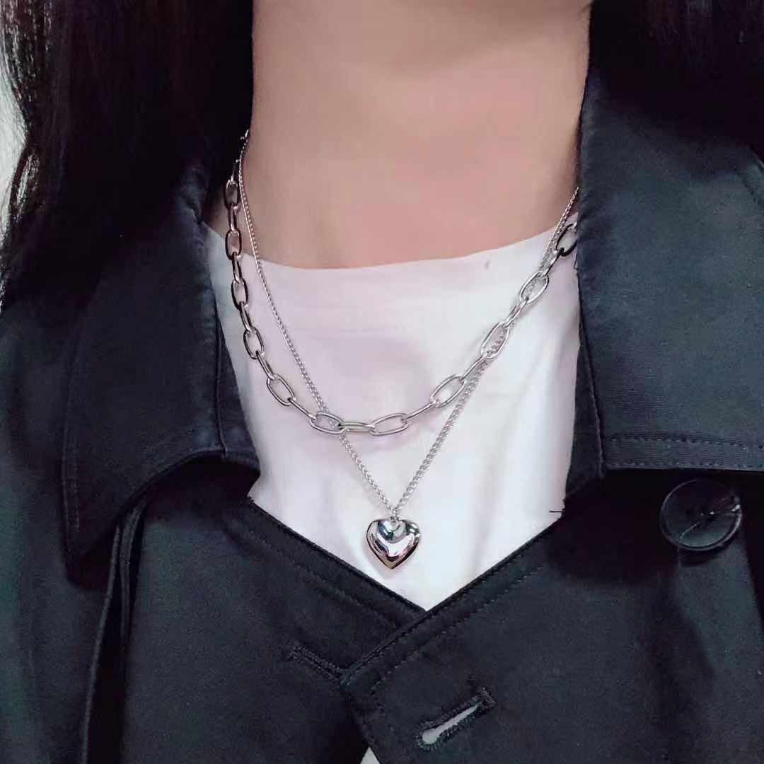 Heart Chain Layered Necklace Stornfield