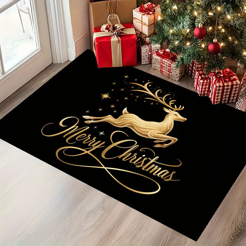Playful Cat-Themed Indoor Area Mat