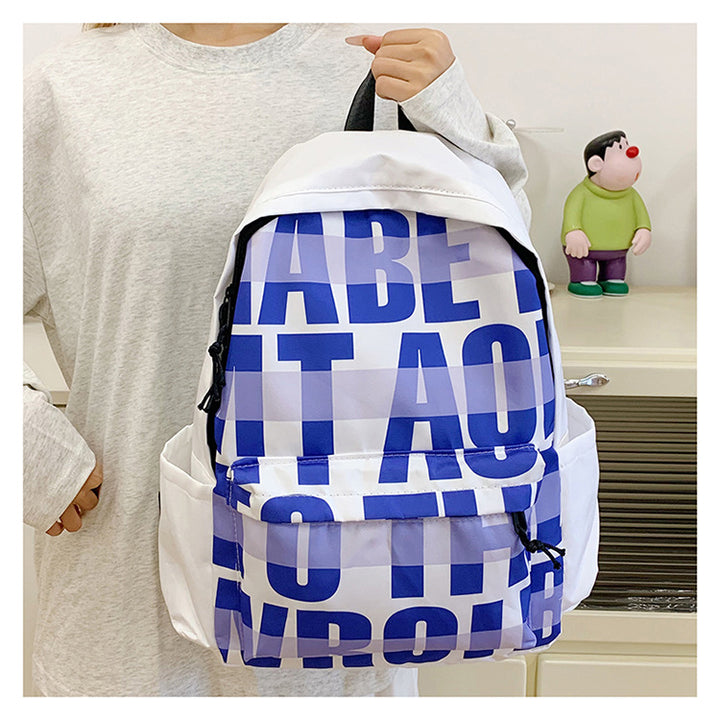 Leisure backpack with eye-catching graphic design and practical compartments Stornfield