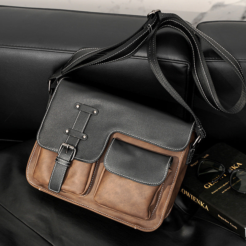 Robust shoulder bag with multiple external pockets Stornfield