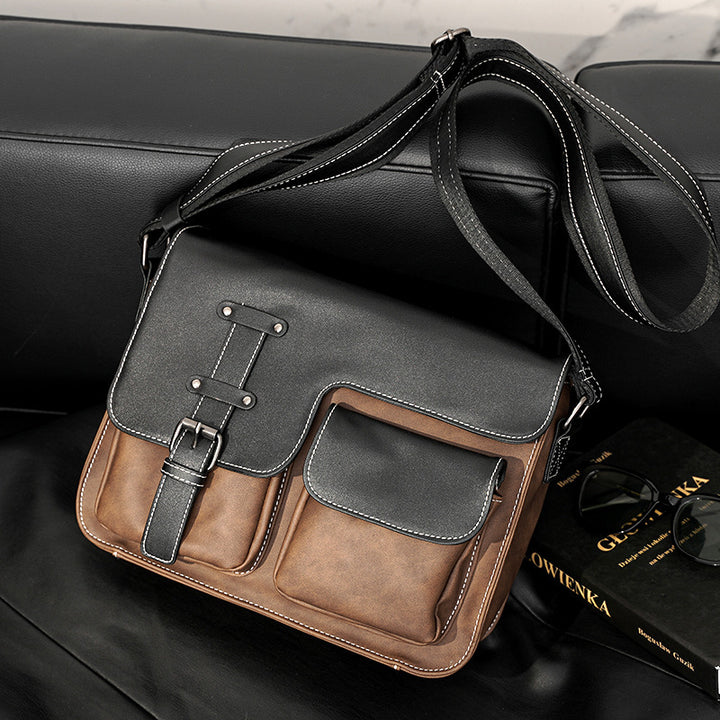 Robust shoulder bag with multiple external pockets Stornfield