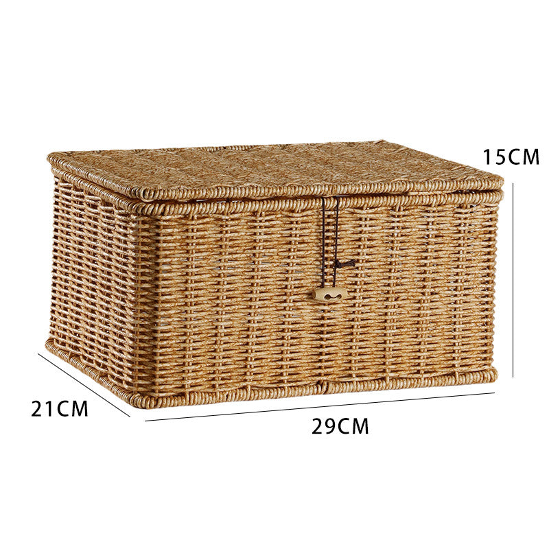 Handcrafted Wicker Storage Chest Stornfield