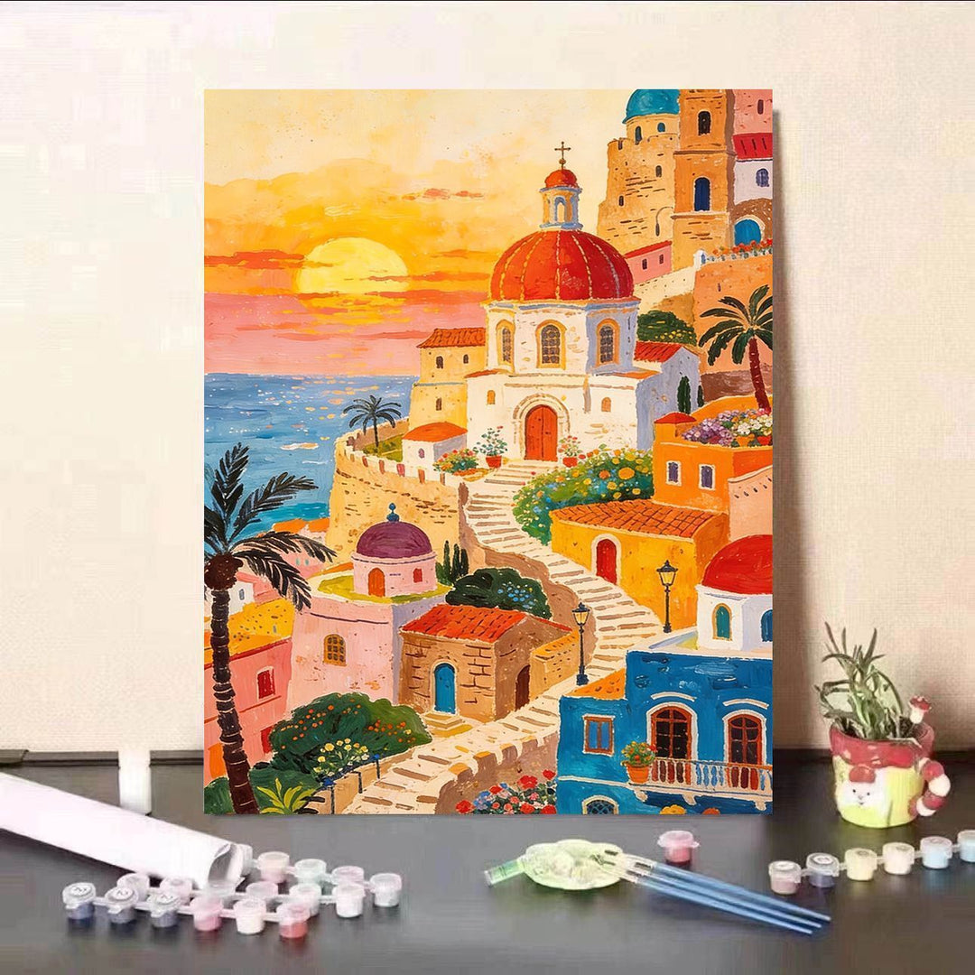 Scenic Sunset Canvas Art Stornfield